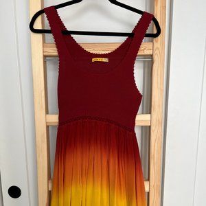 Alice + Olivia Silk Tie Dye Mini Dress Size Small